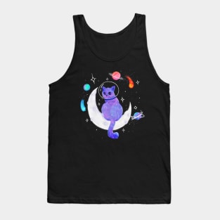 Space Cat Tank Top